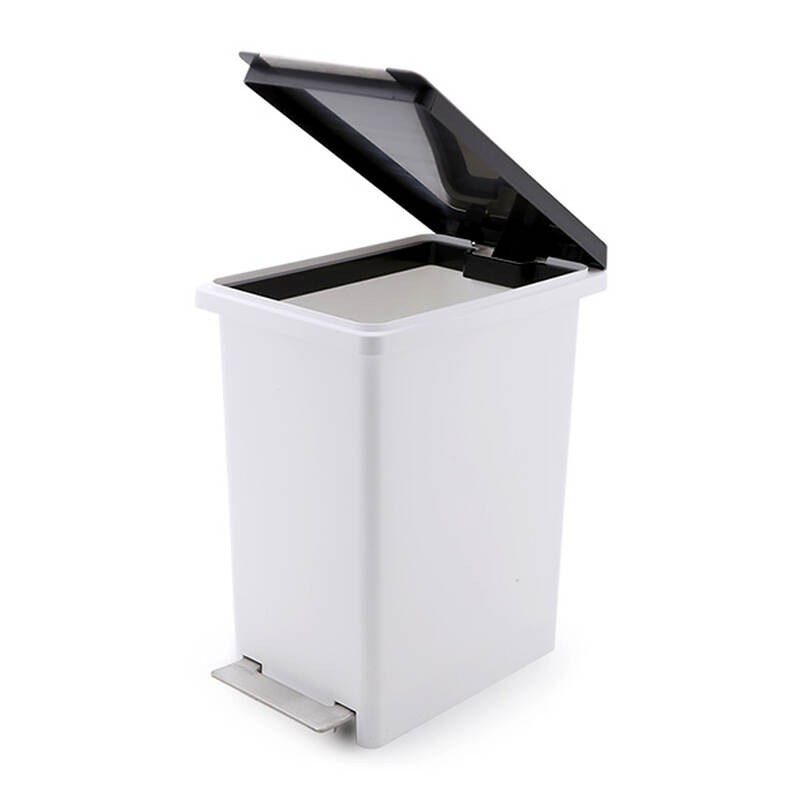 Thùng Rác Nhựa Fitis Compact Bin 10L- 2 Màu (Xám Xám, Trắng Xám) - PPS1-906, PPS1-903 image number null